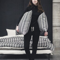 Libeco Linnen Kussensloop - The Tack Stripe - Outlet