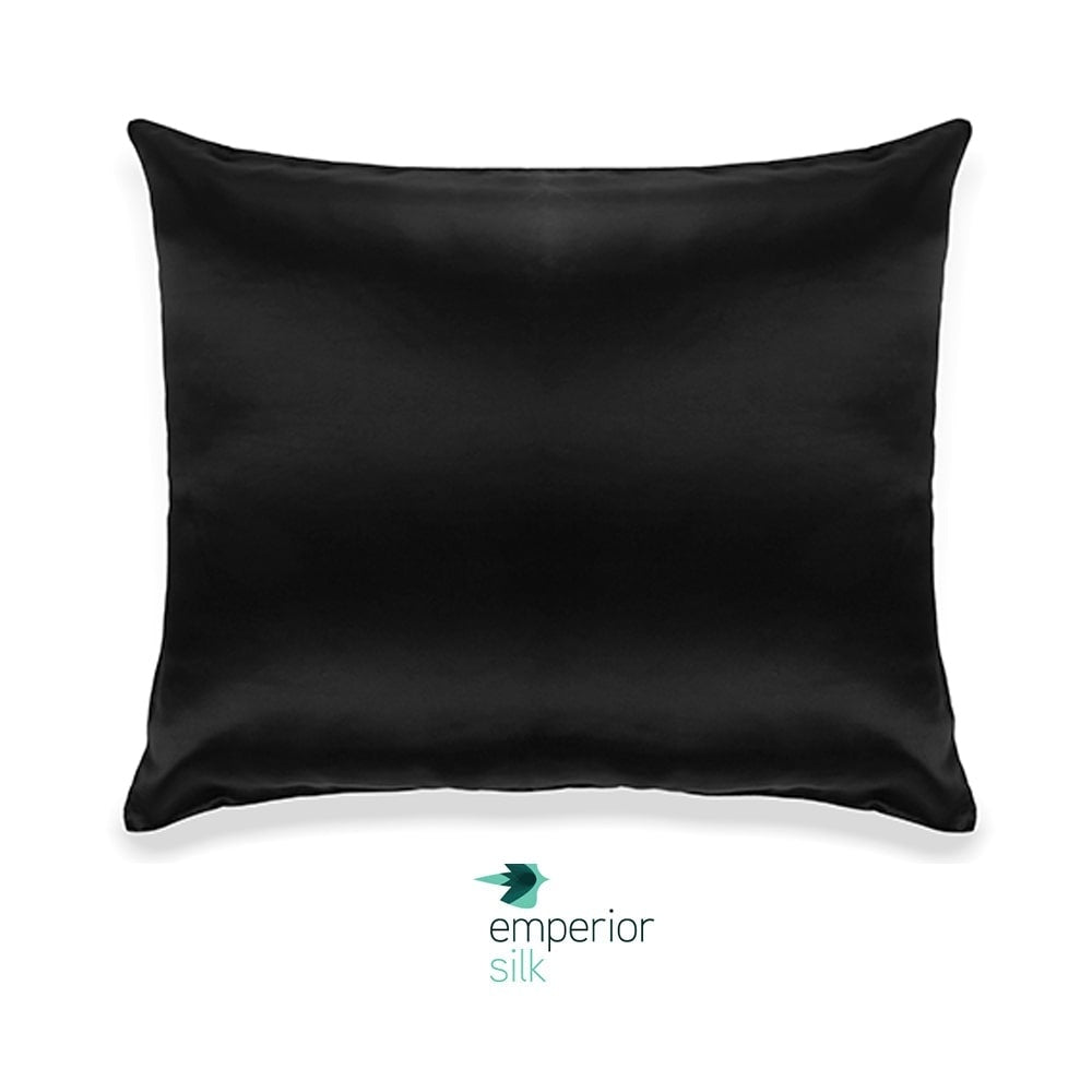 100% Zijden kussensloop Verdi Zwart - 22MM - Outlet